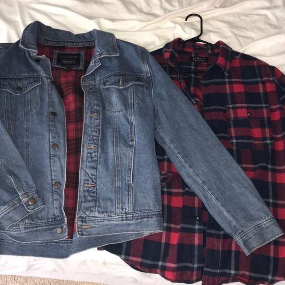 21 Men Flannel and Jacket -lmk if u want separate - Picture 1 of 3